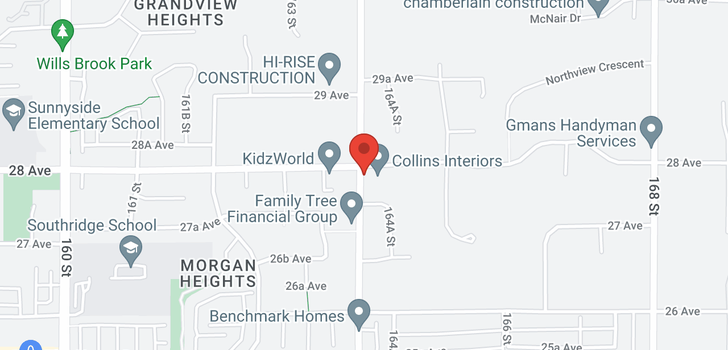 map of 2796 164TH STREET